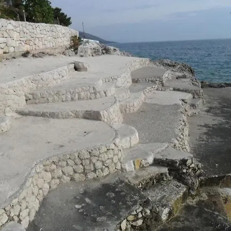 In Okrug Gornji With Seaview, Terrace, Air Condition, Wifi Apartment